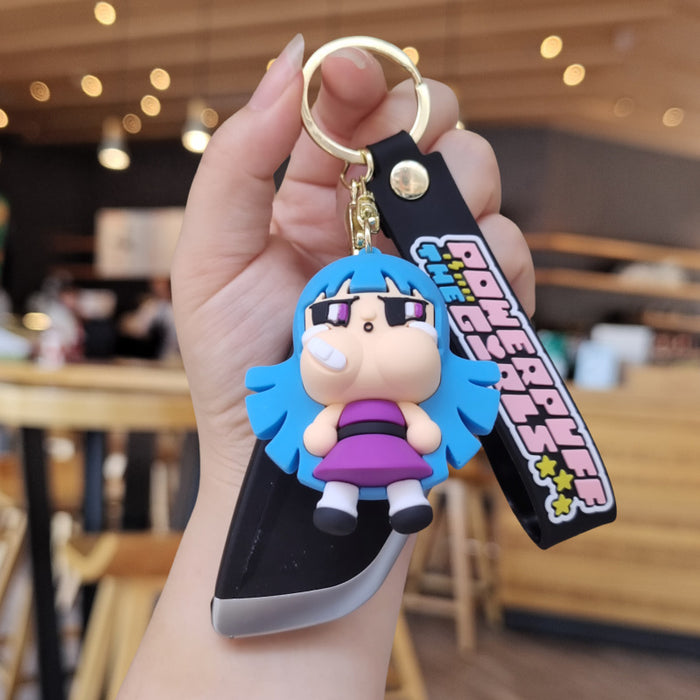 Wholesale Cartoon Silicone Doll Keychain JDC-KC-ZhuoRan028