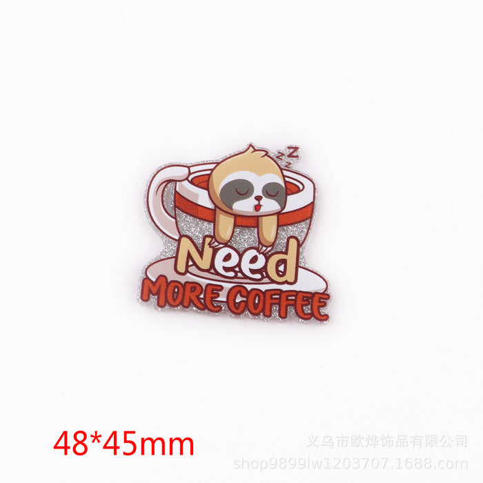 Wholesale Cartoon Organ Acrylic Pin DIY Patch Accessories JDC-FK-OuYie012