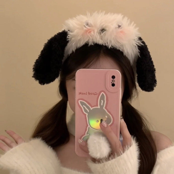 Wholesale Plush long eared puppy headband cute headband accessory
