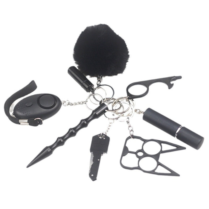 Wholesale Multifunctional Metal Keychain 8-piece Set JDC-KC-TouMS014