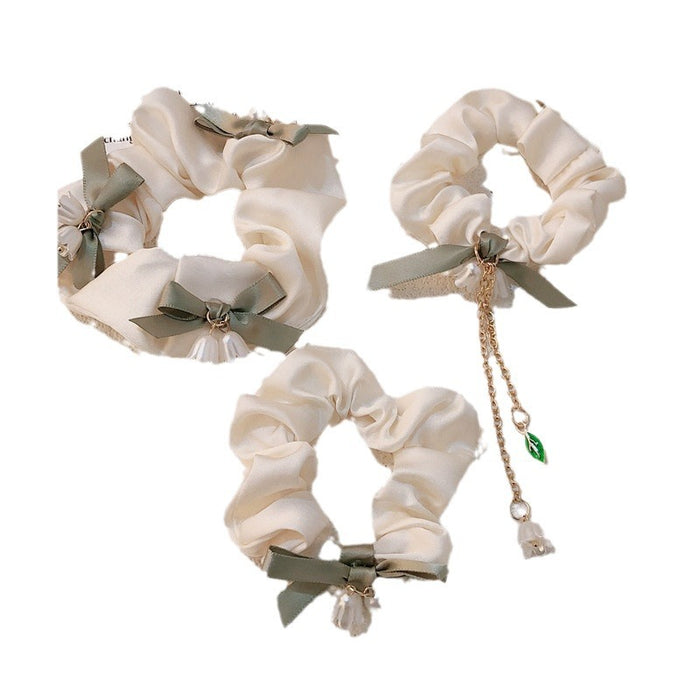 Wholesale Hair Ring Bow Hair Rope Hair Accessories High-grade Featured Hair Rope