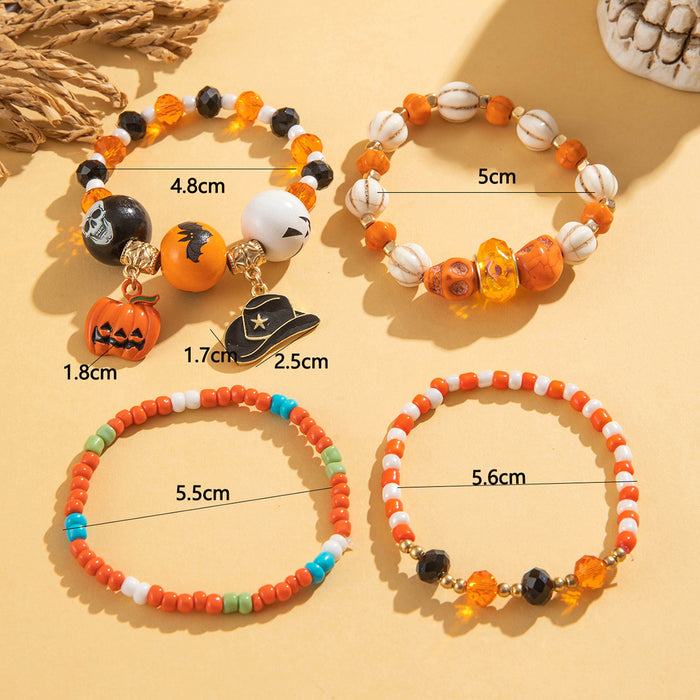 Wholesale Halloween Ghost Bat Bracelet  Bead Bracelet suit Halloween Bracelet