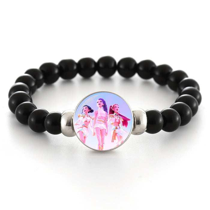 Wholesale KPOP Couple leather braided bracelet