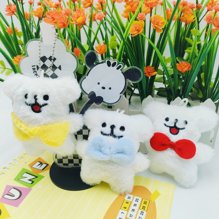 Wholesale Cartoon Plush Pendant Student School Bag Keychain Doll Pendant Cute