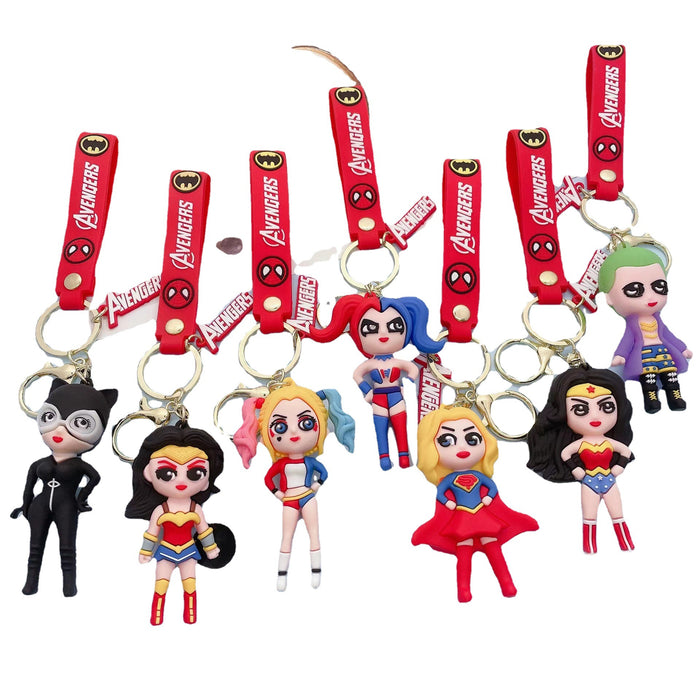 Wholesale Cartoon Dolls Silicone Keychain JDC-KC-ShiX008