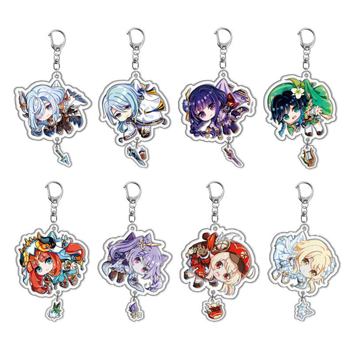 Wholesale Cartoon Acrylic Keychains JDC-KC-XinF004