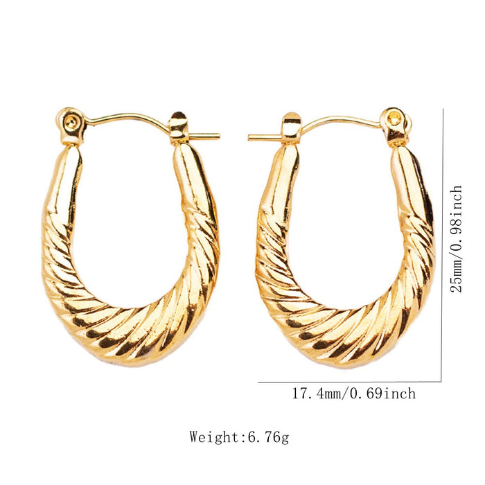 Wholesale Stainless Steel Geometric Earrings Earrings