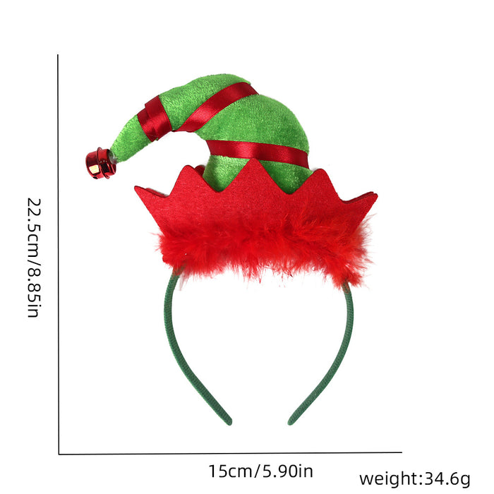 Wholesale Christmas Decorative Headband Elf Hat Headwear Party Supplies  Leg Headband