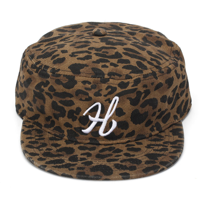 Wholesale Retro Houndstooth Leopard Print Embroidered Baseball Cap