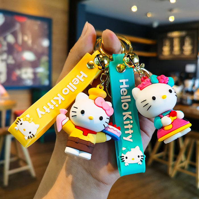 Wholesale Cartoon Doll Silicone Keychain JDC-KC-Tingm232