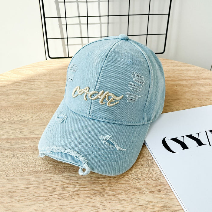 Wholesale Wide brimmed hood, cotton soft top baseball cap, sun protection and duckbill cap