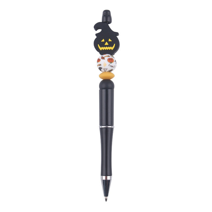 Wholesale Halloween Cartoon Silicone Plastic Bead Pen JDC-PN-GuangTian007