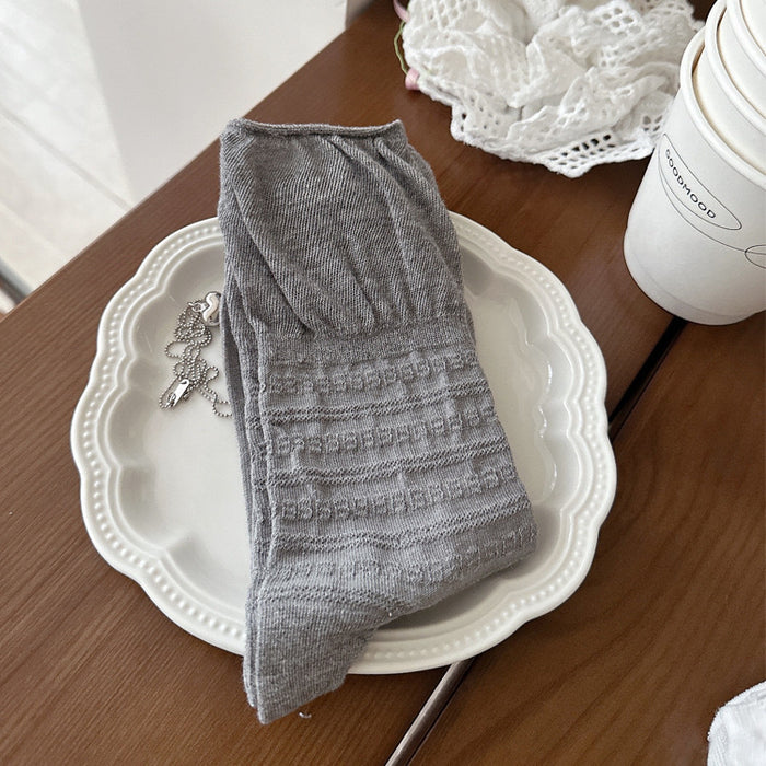 Wholesale Socks, mid length socks, pure cotton thin, retro long socks