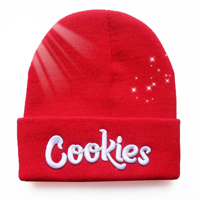 Wholesale Cookies Letters 3D Embroidered Knitted Wool Hat JDC-FH-HongHong013