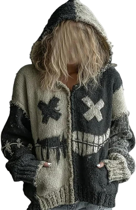 Wholesale Autumn and winter V-neck top casual drop shoulder women' s sweatshirt faux fur