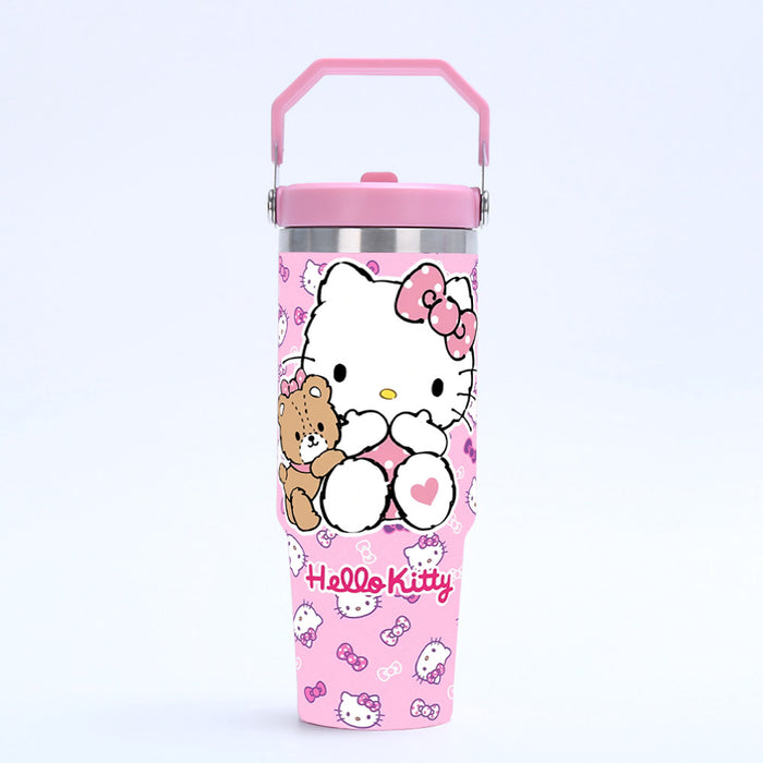Wholesale Tumbler 30oz Cute Cartoon Stainless Steel Vacuum Travel Portable Ice Bullies Cup