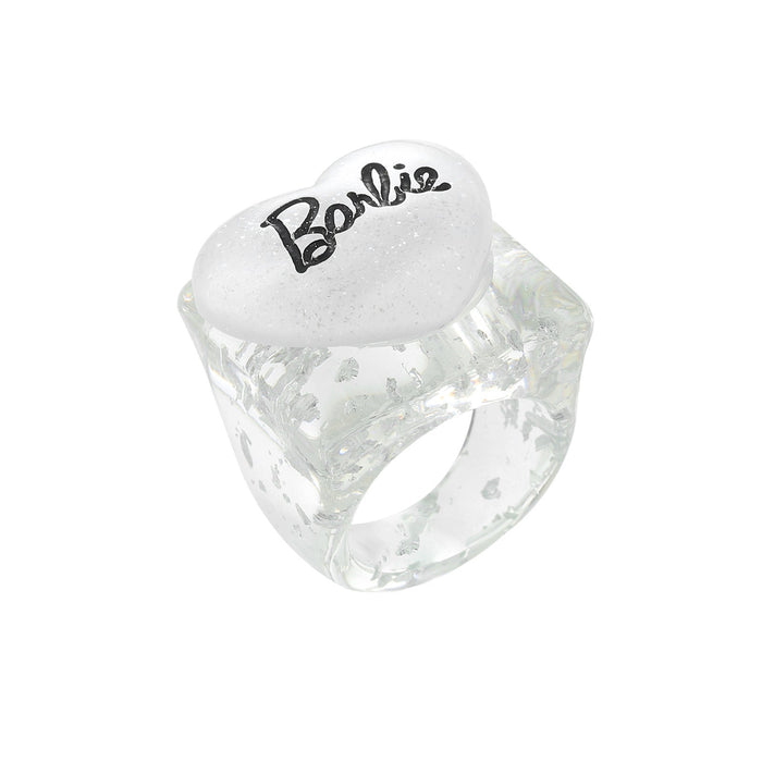 Wholesale Acrylic Resin Love Letter Ring  JDC-RS-Xiaox001