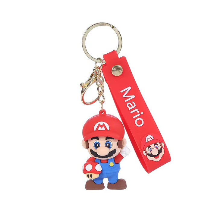 Wholesale Cartoon  Keychain Super Mary Doll Pendant Bag Pendant Car Key Chain Explosive Small Gift