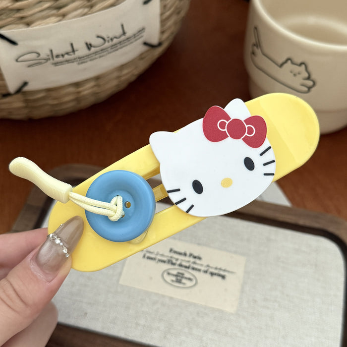 Wholesale Cat Button Cute Hair Clips