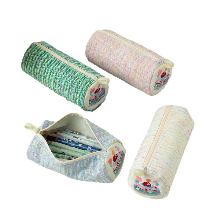 Wholesale Cute Cartoon Strawberry Cake Pencil Bag
