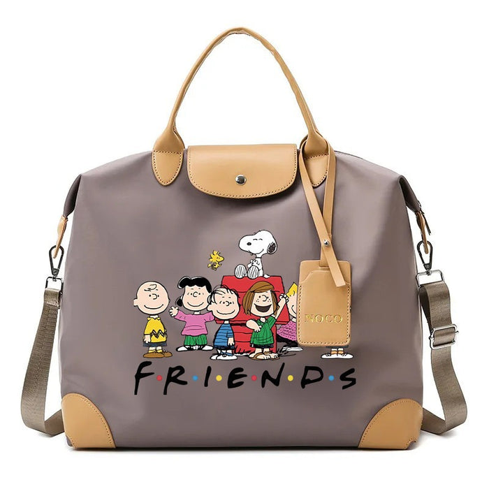Wholesale Large Capacity Cartoon Canvas Bag Oxford Cloth Storage Handbag Tote Bag Shoulder Bags