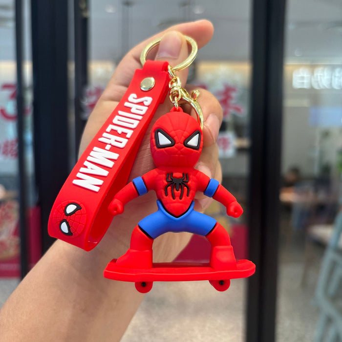 Wholesale 2PCS PVC Cartoon Keychain Pendant Bag Charm Car Key Accessory Gift