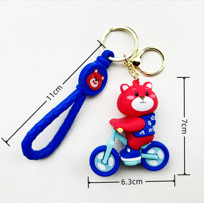 Wholesale PVC Cartoon Doll Keychain JDC-KC-WuYi056