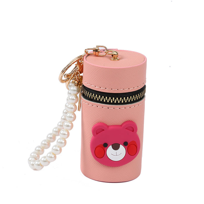 Wholesale PU Cartoon Coin Purse Keychain JDC-KC-YiK003