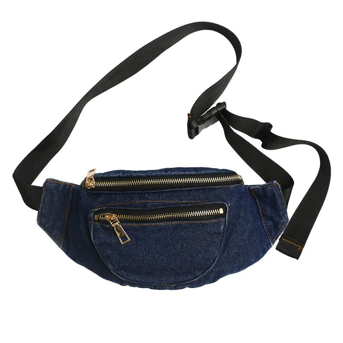 Wholesale Denim Shoulder Messenger Bag JDC-SD-GangL001