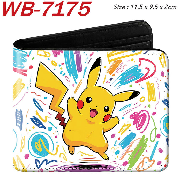 Wholesale Cute Anime Elf Pattern PU Bifold Wallet Short Card Holder Coin Purse Everyday Chic Fashion Accessory