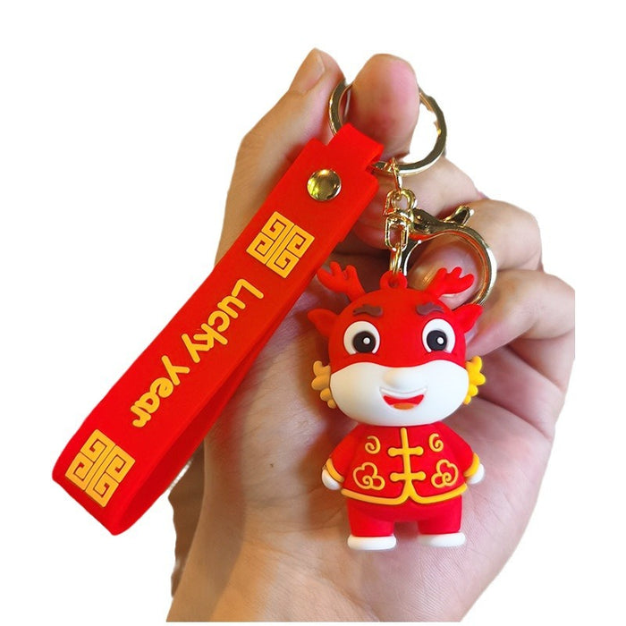 Wholesale Cartoon Doll Silicone Keychain JDC-KC-Tingm132