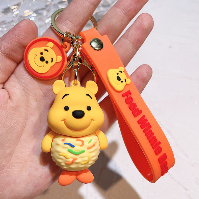 Wholesale Cartoon Silicone Doll Keychain JDC-KC-QiChao013