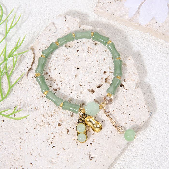 Wholesale Bamboo bracelet high bracelet peace buckle jade gourd bracelet jewelry