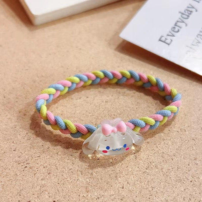 Wholesale Cartoon Cute Braided Fabric Hair Tie JDC-HS-Weiye006