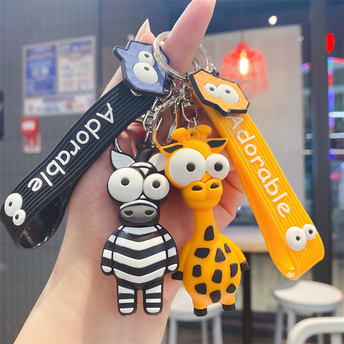 Wholesale Cute Eye-Popping Animal Keychain