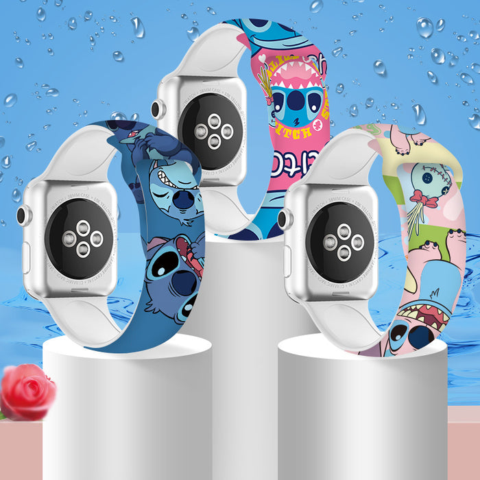 Wholesale Silicone Cartoon Print Watch JDC-WD-NuoQi012