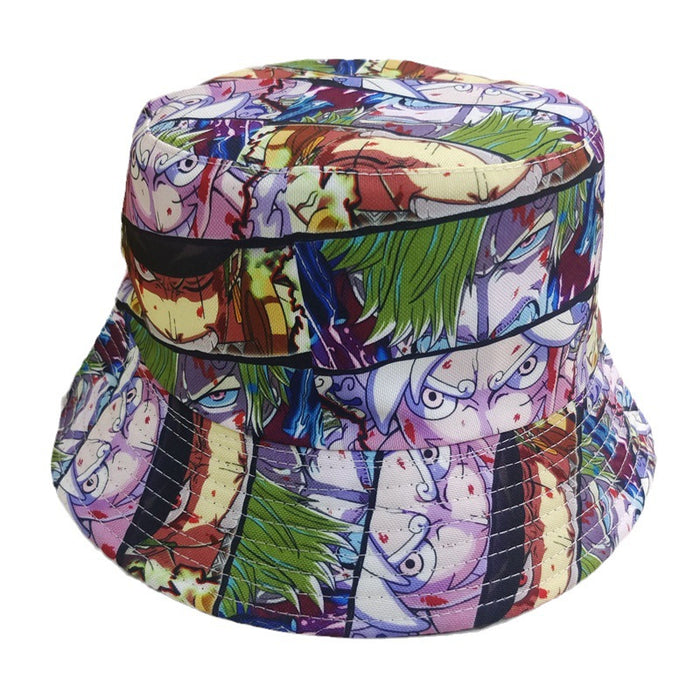 Wholesale Cartoon Print Cotton Bucket Hat JDC-FH-BoD017