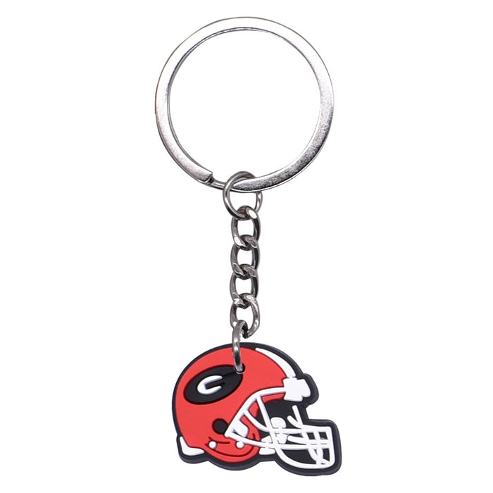 Wholesale of 10PCS Rugby PVC Keychains JDC-KC-SuWen001