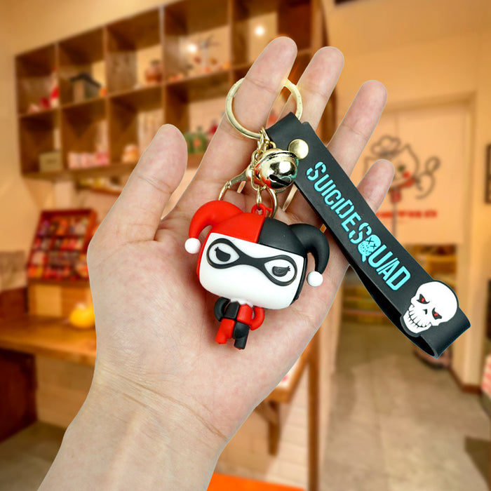 Wholesale Rubber Cartoon Doll Keychain JDC-KC-Yexiang013