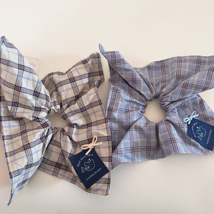 Wholesale Small niche minimalist retro striped square circle hair loop, women's high-end sense, ponytail hair accessory, headband, rubber band hair clip