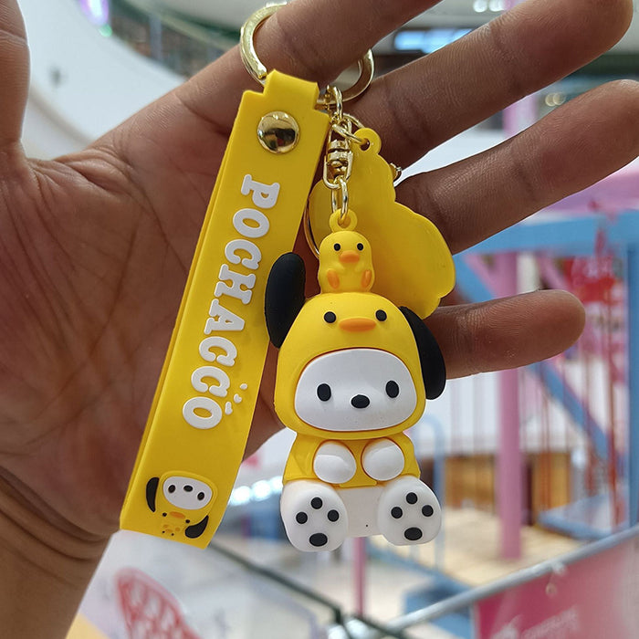 Wholesale PVC Cartoon Doll Keychain JDC-KC-KuangK021