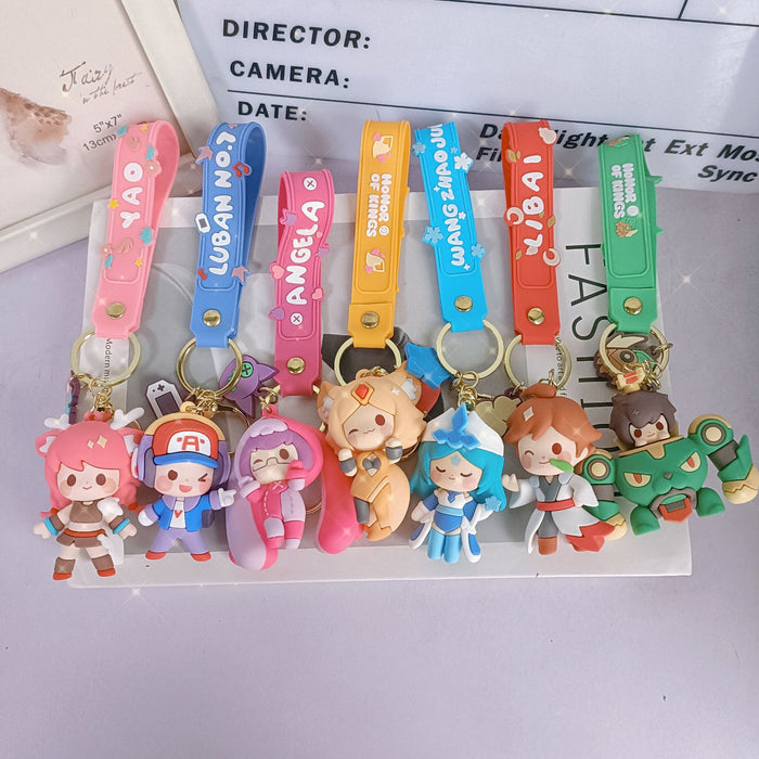 Wholesale Cartoon 3D Doll PVC Keychain JDC-KC-MingT054