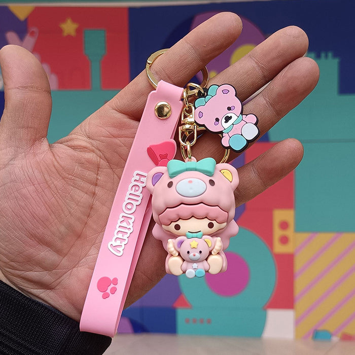 Wholesale Silicone Cartoon Doll Keychain JDC-KC-YiChang011