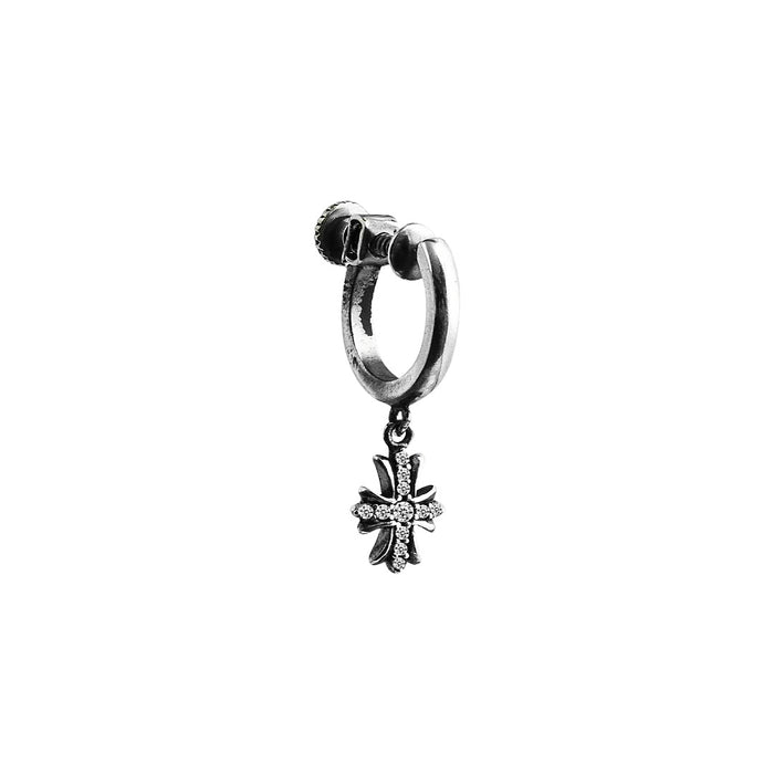 Wholesale Personalized earrings without ear holes, made with vintage cross ear clips and earrings