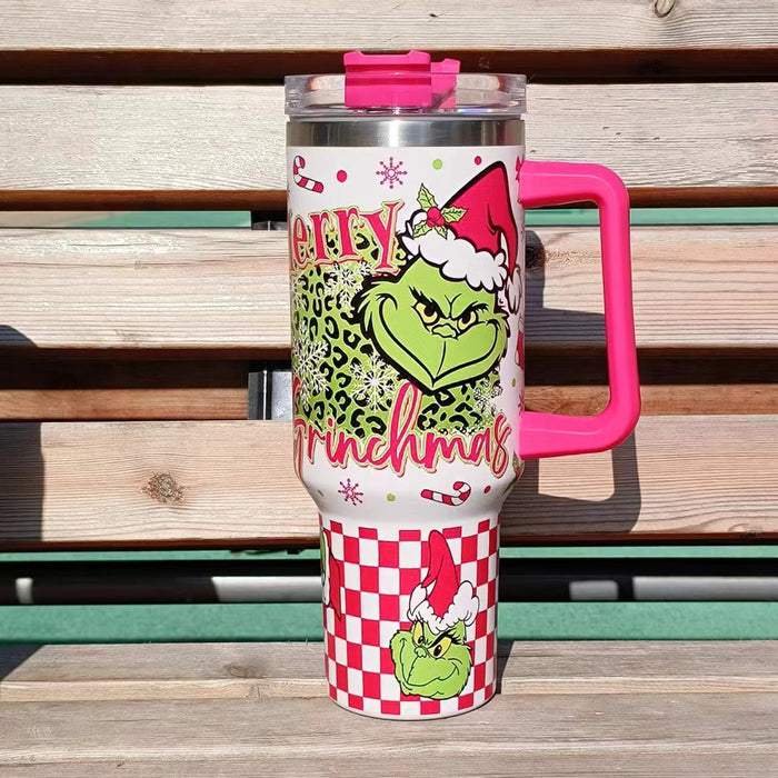 Wholesale 304 Stainless Steel Christmas Series 40oz Insulated Car Cup MOQ≥2