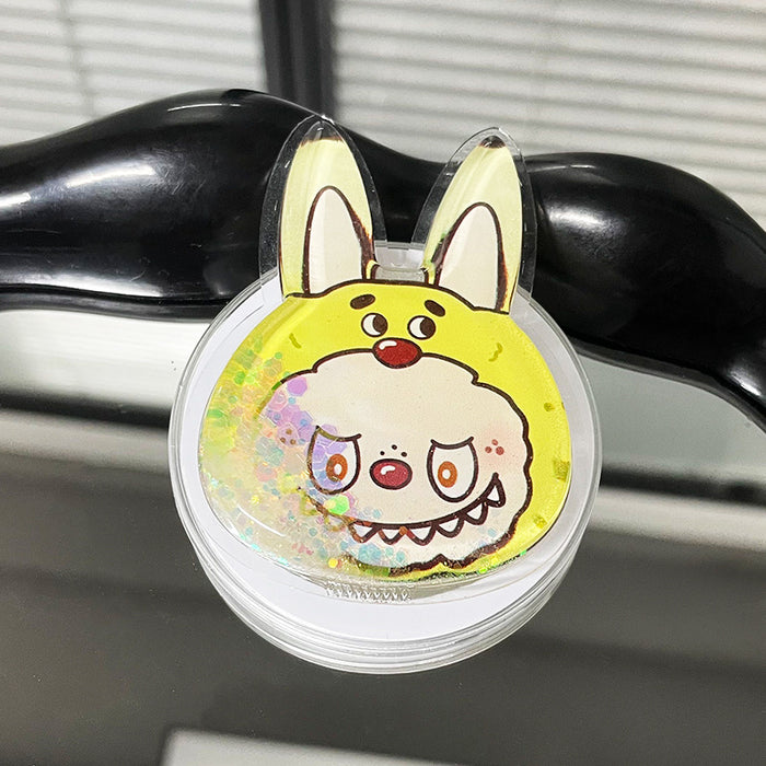 Wholesale Creative Flowing Sand Soft Pack Cartoon Phone Stand