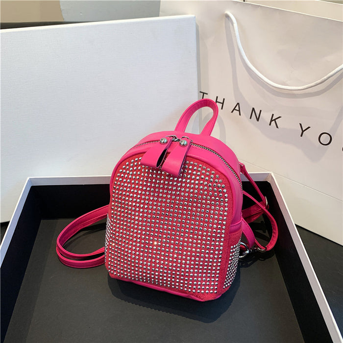 Wholesale Street Trend Shell Shape Rhinestone PU Handbag Women' s Gift Fashion Accessory