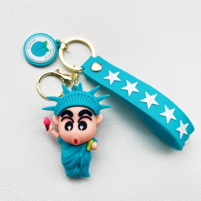 Wholesale PVC Cartoon Doll Keychain JDC-KC-WuYi168