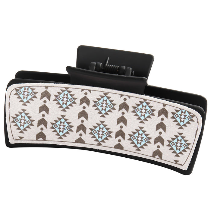 Wholesale ten white square simple all-match Hair Clips