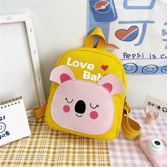 Wholesale Cartoon Soft Cute Canvas Backpack JDC-BP-YuanDuo001